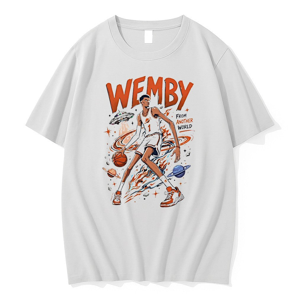 Original Victor Wembanyama Alien Wemby From Another - Adult & Kids T-Shirts, Sweatshirts & Hoodies apparel design preview 1