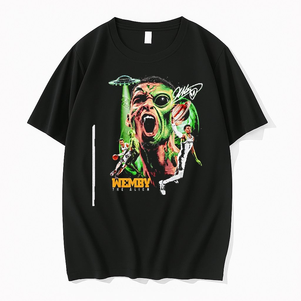 Original Victor Wembanyama Wemby Alien Piece - Adult & Kids T-Shirts, Sweatshirts & Hoodies apparel design preview 1