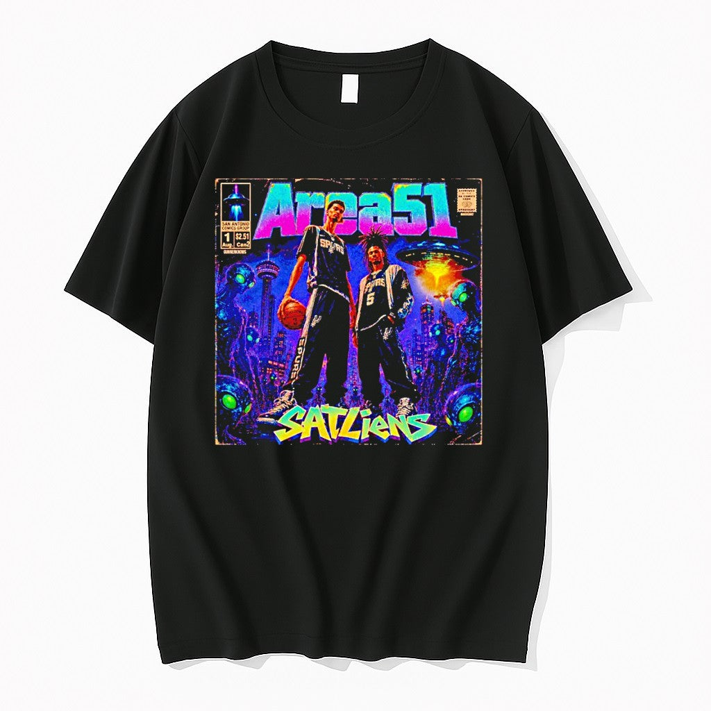 Original Victor Wembanyama And Stephon Castle Spurs - Adult & Kids T-Shirts, Sweatshirts & Hoodies apparel design preview 1