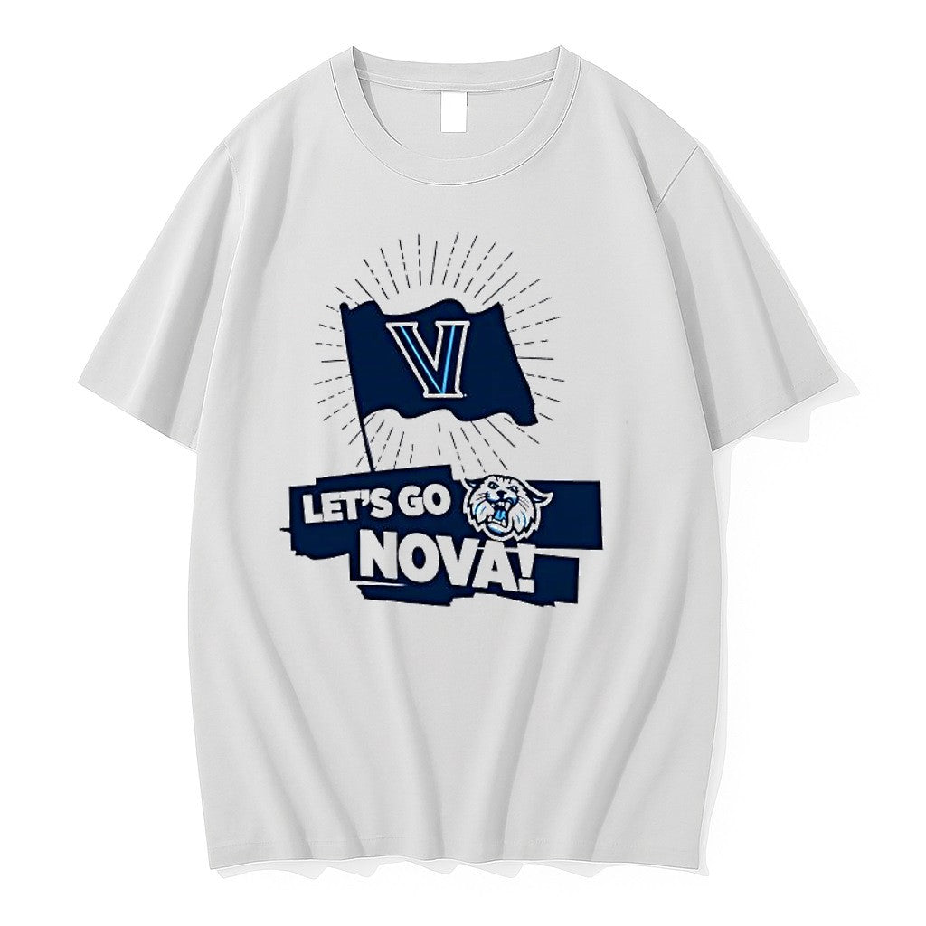 Original Villanova Wildcats University Lets Go Nova - Adult & Kids T-Shirts, Sweatshirts & Hoodies apparel design preview 1