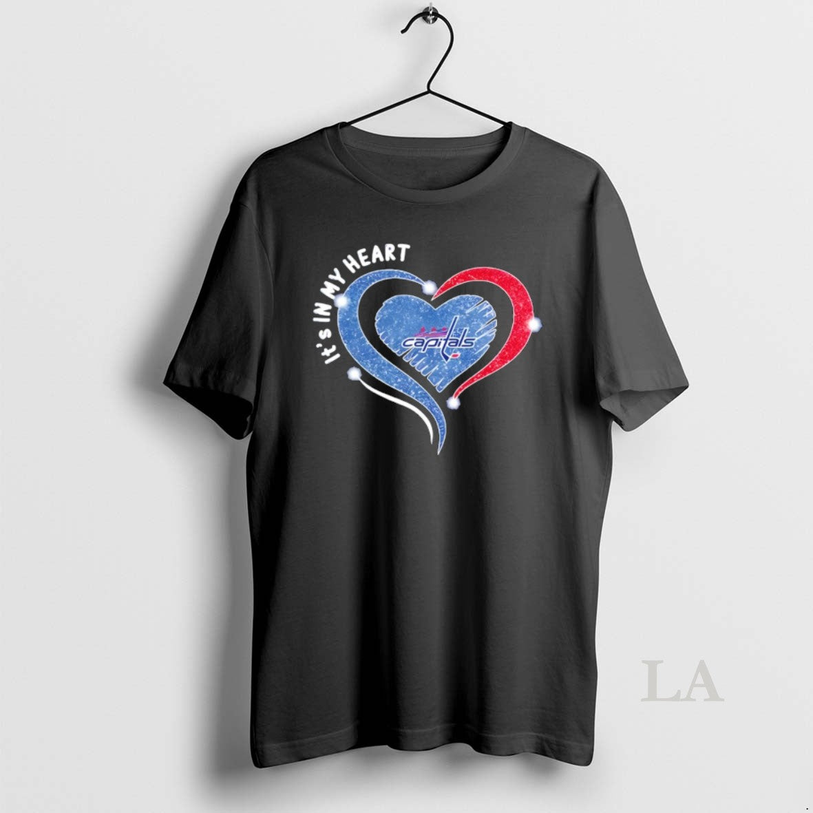 Original Washington Capitals Its In My Heart Hockey - Adult & Kids T-Shirts, Sweatshirts & Hoodies apparel design preview 1