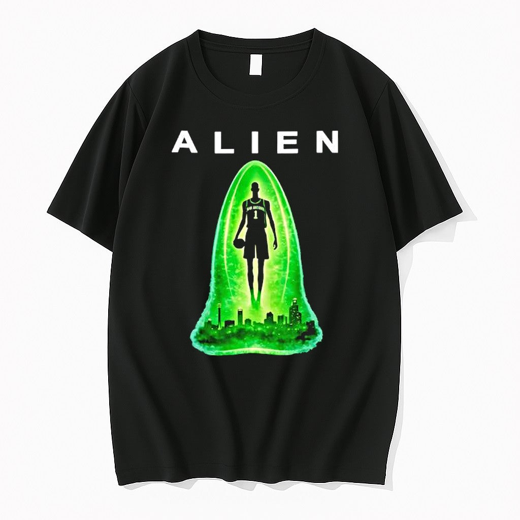Original Wemby Alien Abduction Victor Wembanyama San - Adult & Kids T-Shirts, Sweatshirts & Hoodies apparel design preview 1