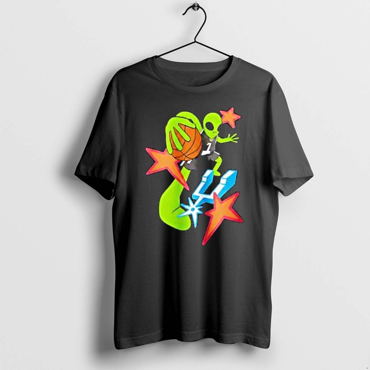 Original Wemby Alien San Antonio Spurs Conference - Adult & Kids T-Shirts, Sweatshirts & Hoodies apparel design preview 1