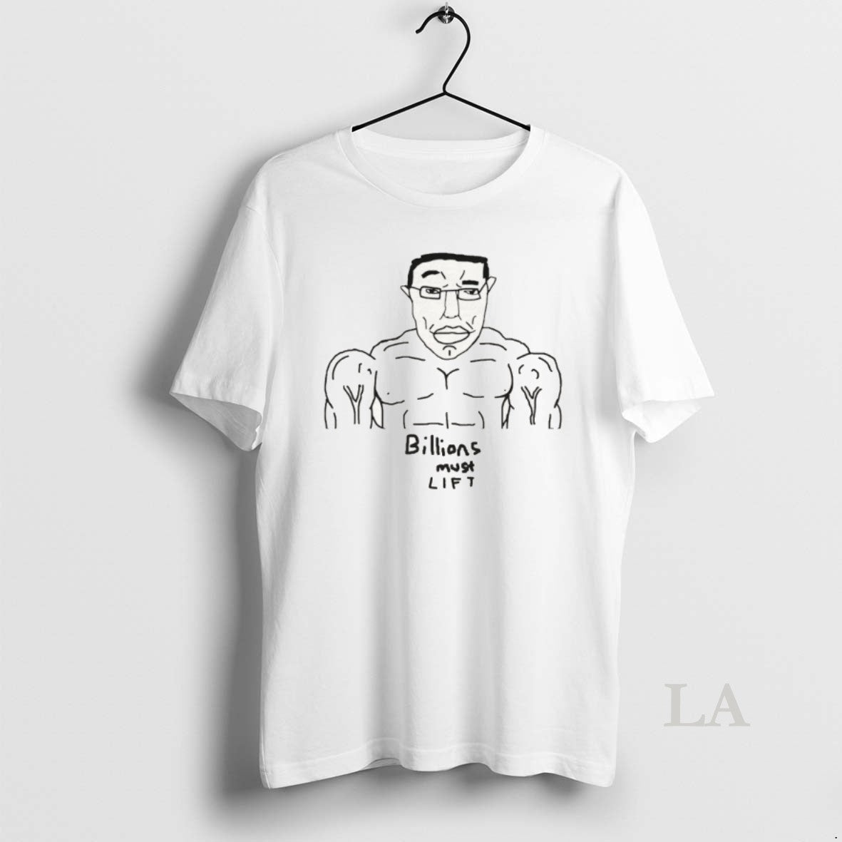 Original Wojak Chudjak Chud Buff Billions Must Lift - Adult & Kids T-Shirts, Sweatshirts & Hoodies apparel design preview 1