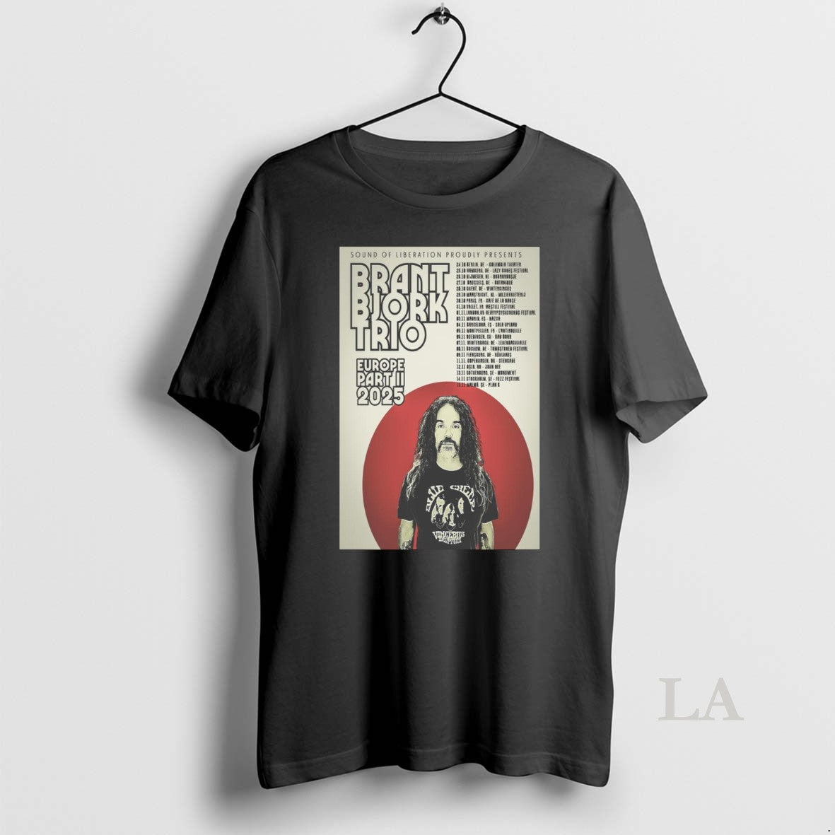 Original Brant Bjork Trio European Tour Part Ii 2025 - Adult & Kids T-Shirts, Sweatshirts & Hoodies apparel design preview 1