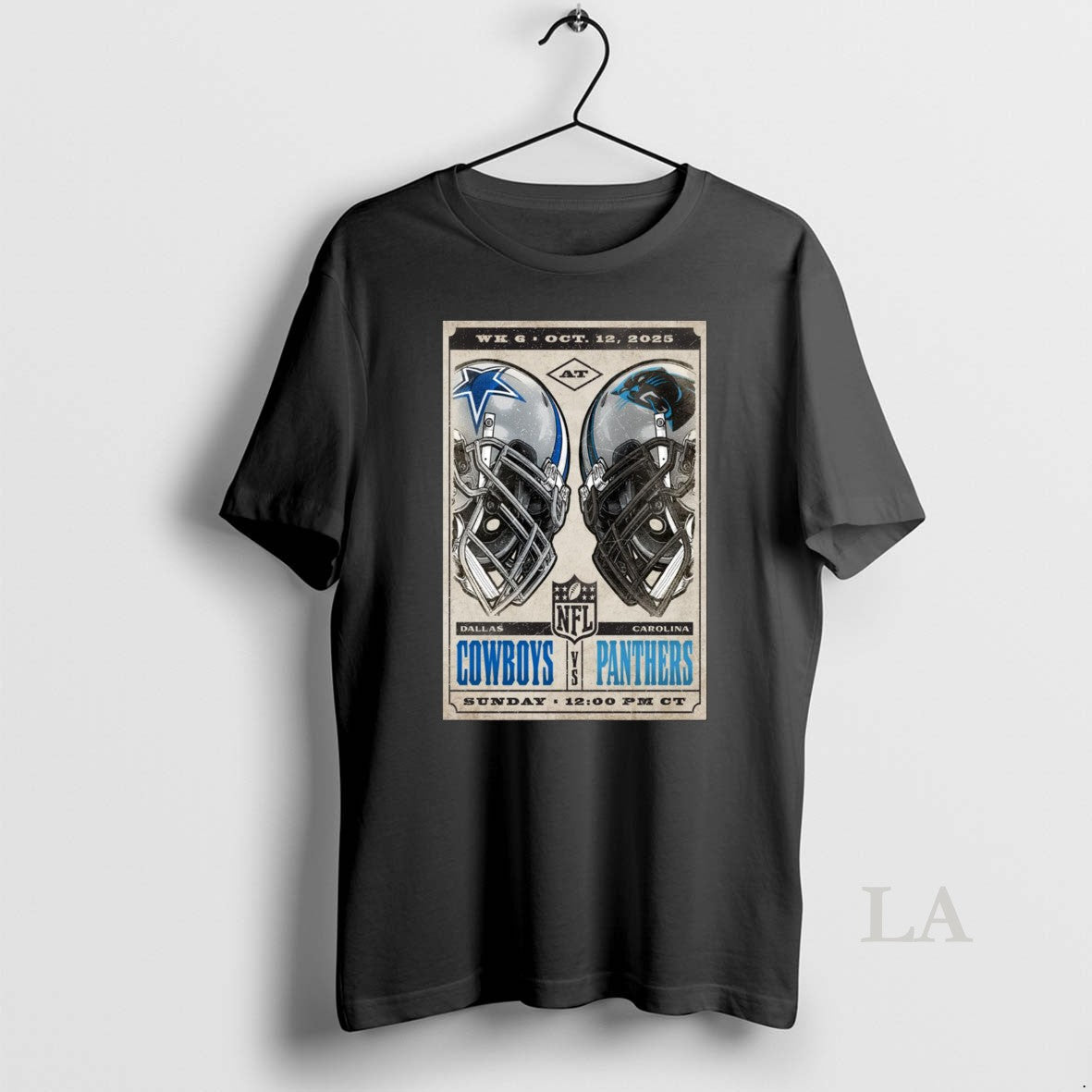 Original Dallas Cowboys Vs Carolina Panthers October - Adult & Kids T-Shirts, Sweatshirts & Hoodies apparel design preview 1