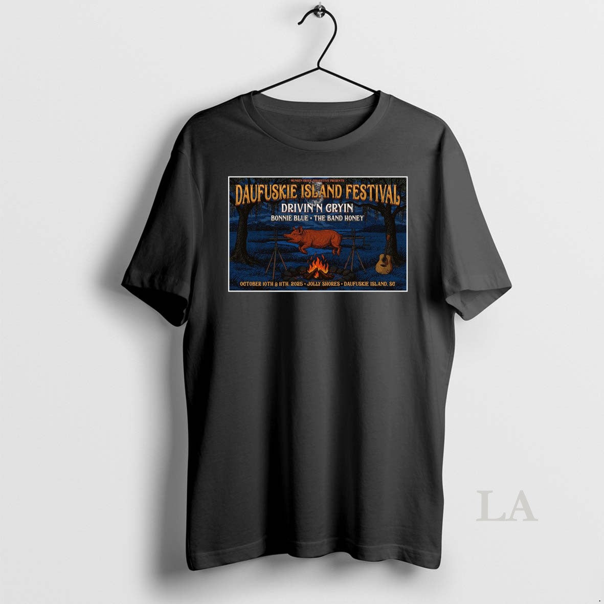 Original Daufuskie Island Festival Jolly Shores - Adult & Kids T-Shirts, Sweatshirts & Hoodies apparel design preview 1