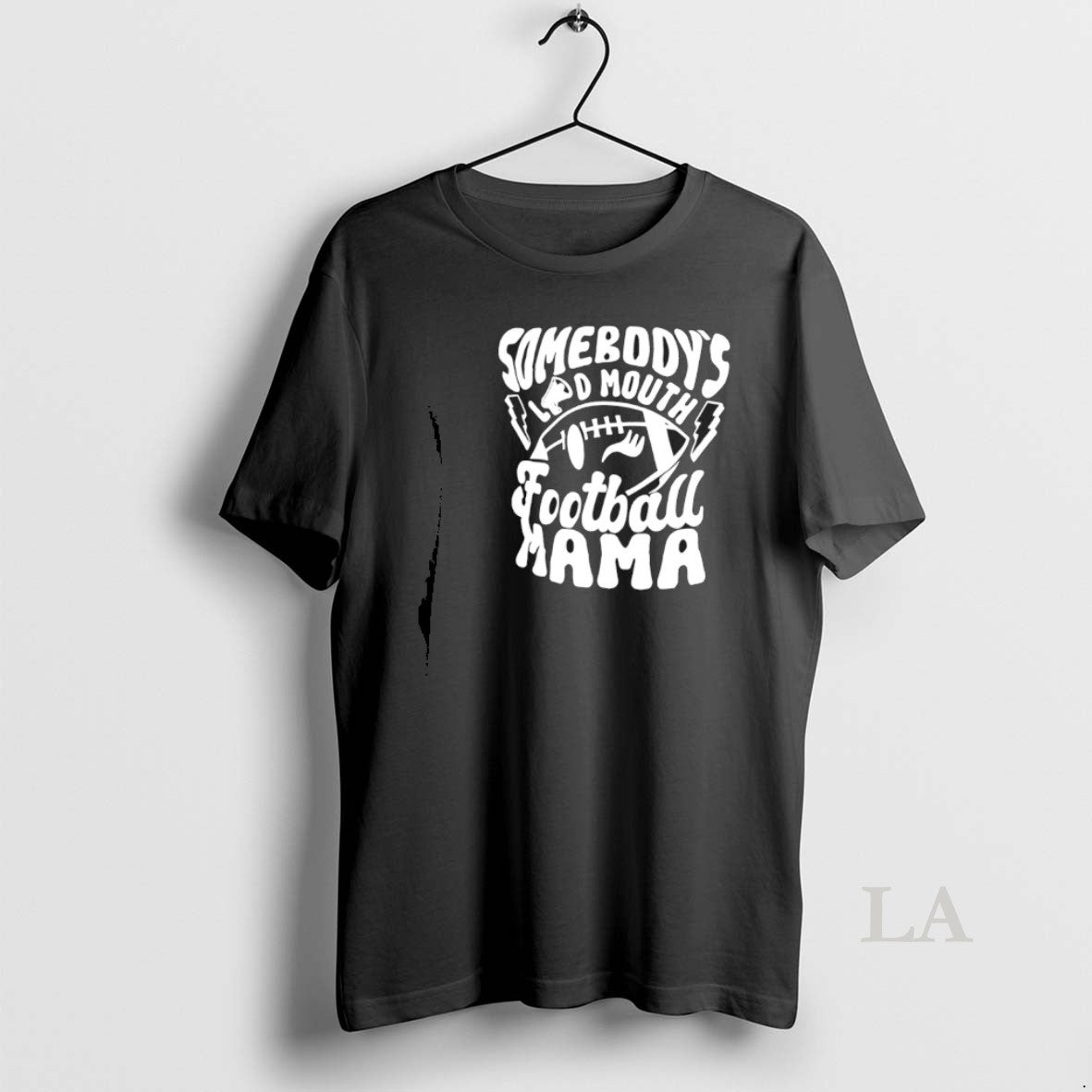 Original Rdz7j8xo Somebodys Loud Mouth Football Mama - Adult & Kids T-Shirts, Sweatshirts & Hoodies apparel design preview 1