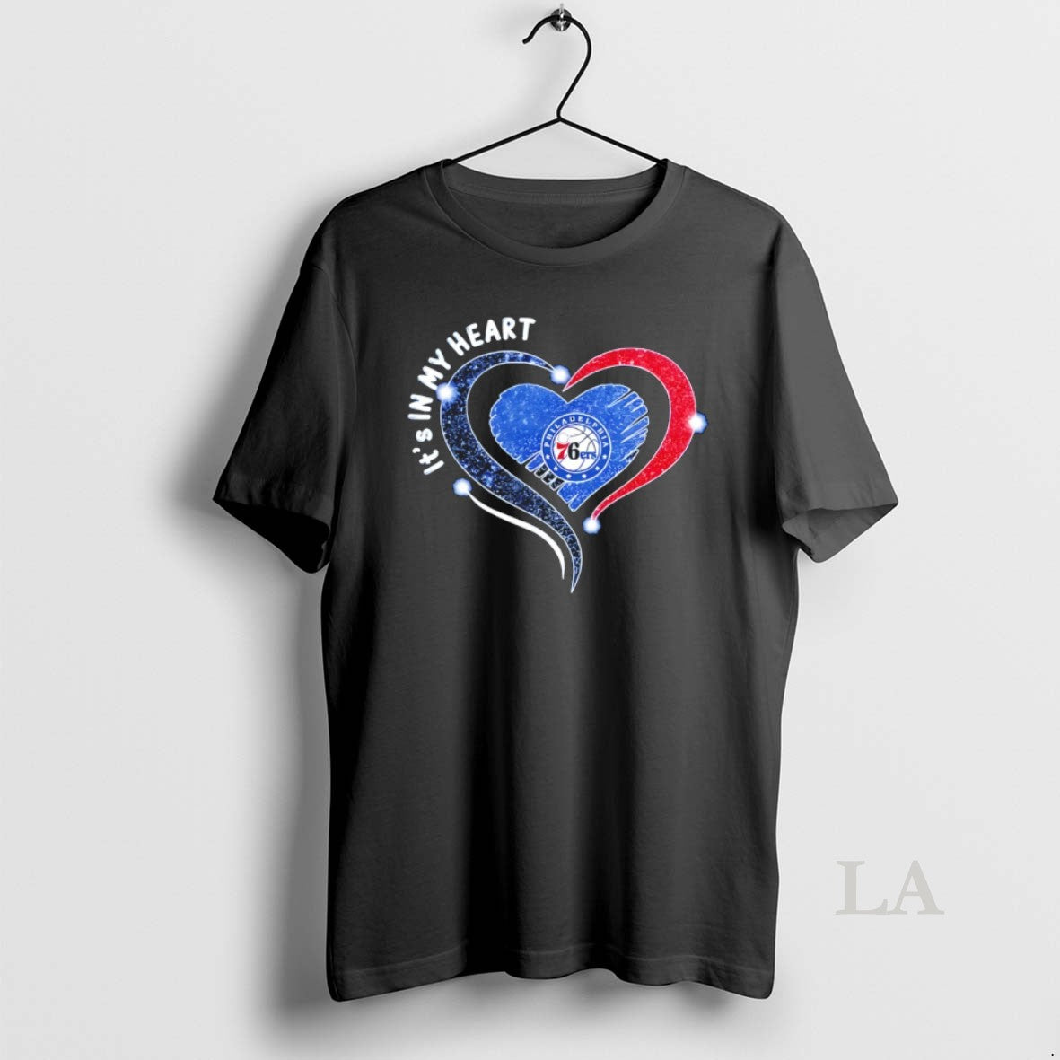 Original Tojzn8q3 Philadelphia 76ers Its In My Heart - Adult & Kids T-Shirts, Sweatshirts & Hoodies apparel design preview 1
