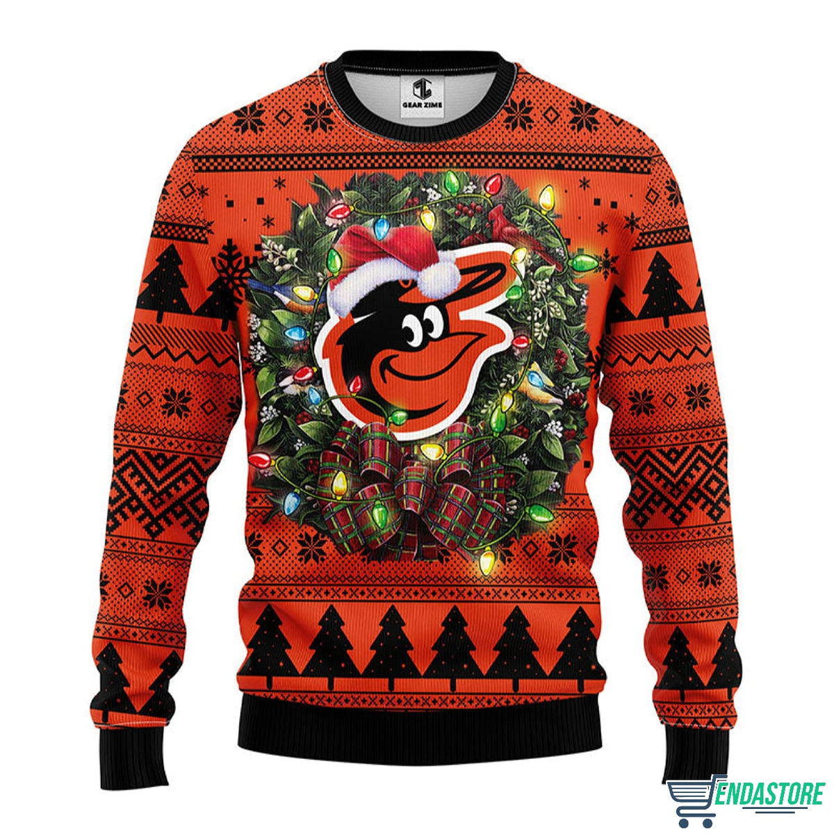 Orioles 3D Ugly Christmas Sweater - Holiday Gift product image