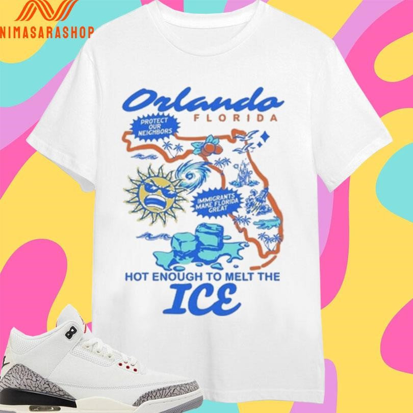 Orlando Florida Protect Our Neighbors Immigrants Make - Adult & Kids T-Shirts, Sweatshirts & Hoodies apparel design preview 1