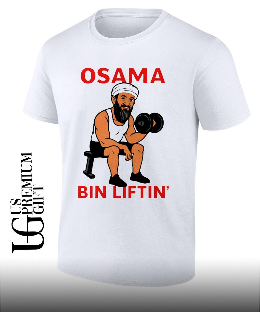Osama Bin Liftin' Laden meme - Adult & Kids T-Shirts, Sweatshirts & Hoodies apparel design preview 1