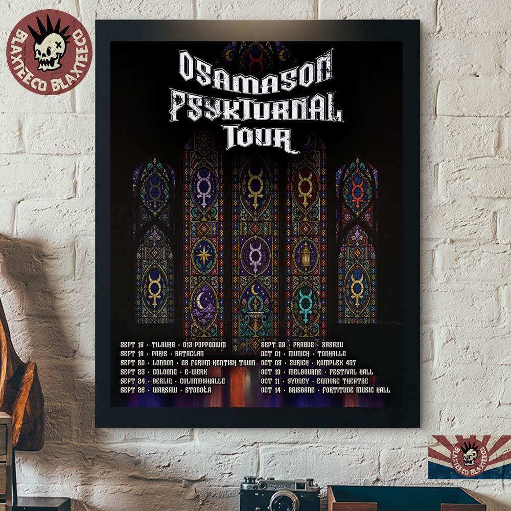 Osamason Psykturnal Tour 2026 World Schedule Dates - Adult & Kids T-Shirts, Sweatshirts & Hoodies apparel design preview 1