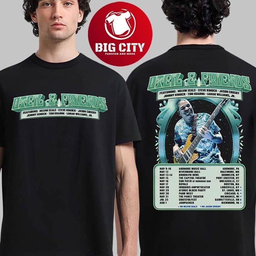 Oteil And Friends 2026 Tour North America City Dates - Adult & Kids T-Shirts, Sweatshirts & Hoodies apparel design preview 1