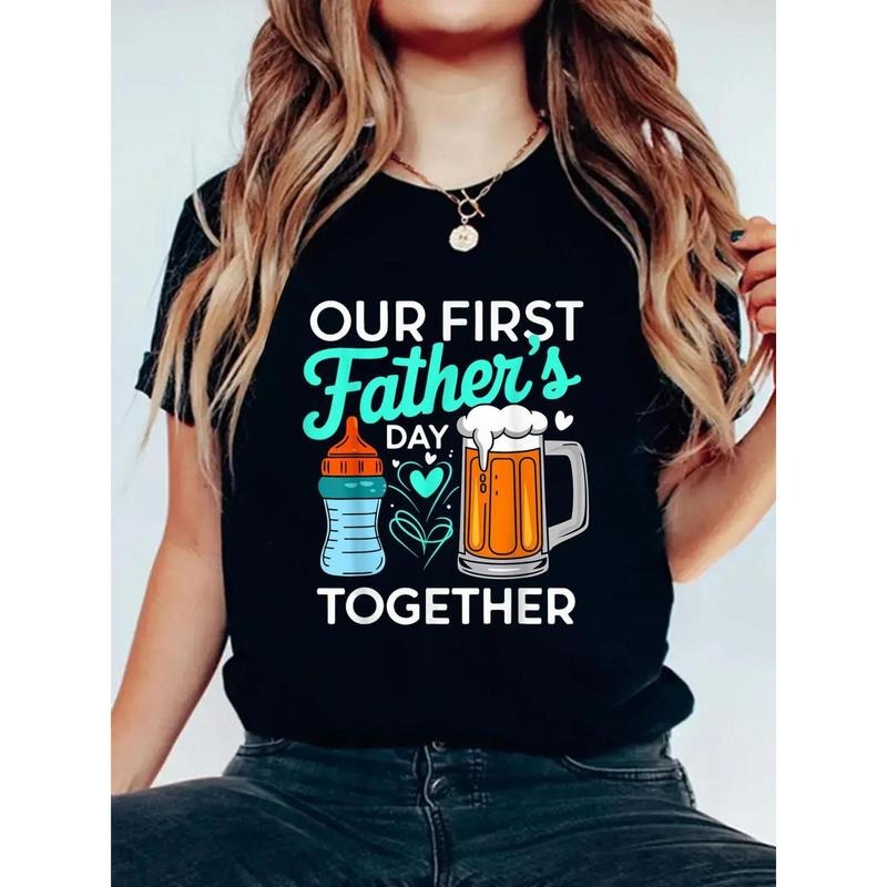 Our First Together Funny Beer Youngsters Bottle Short - Adult & Kids T-Shirts, Sweatshirts & Hoodies apparel design preview 1