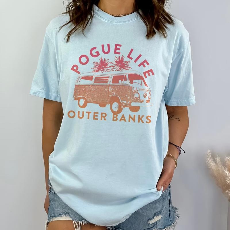 Outer Banks Pogue Life Comfort Colors OBX Show Beach - Adult & Kids T-Shirts, Sweatshirts & Hoodies apparel design preview 1