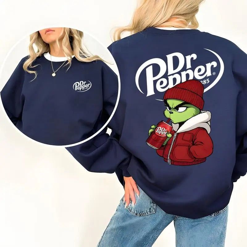 Dr.Pepper Dr. Pepper Grnchmas Merry Lover - Adult & Kids T-Shirts, Sweatshirts & Hoodies apparel design preview 1