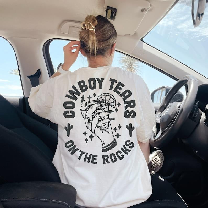 Cowboys Country Concert Tequila Shot Western Cute - Adult & Kids T-Shirts, Sweatshirts & Hoodies apparel design preview 1