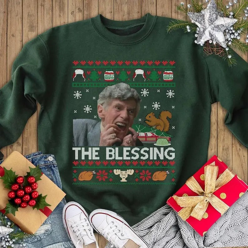 Blessing Ugly Uncle Lewis National Lampoon'S Vacation - Adult & Kids T-Shirts, Sweatshirts & Hoodies apparel design preview 1