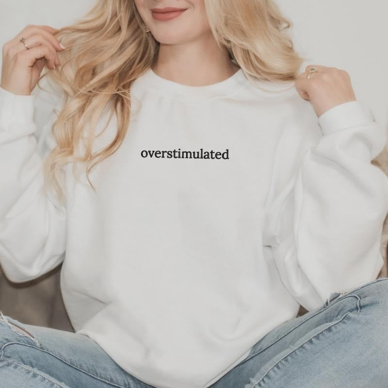 Overstimulated Mama Sarcastic - Adult & Kids T-Shirts, Sweatshirts & Hoodies apparel design preview 1