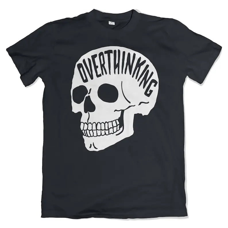 Overthinking - Adult & Kids T-Shirts, Sweatshirts & Hoodies apparel design preview 1