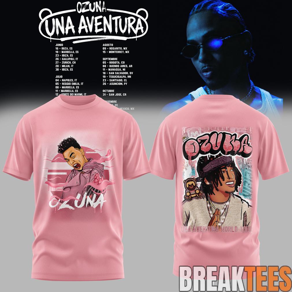 Ozuna Una Aventura World Tour Limited Edition 3D - Adult & Kids T-Shirts, Sweatshirts & Hoodies apparel design preview 1