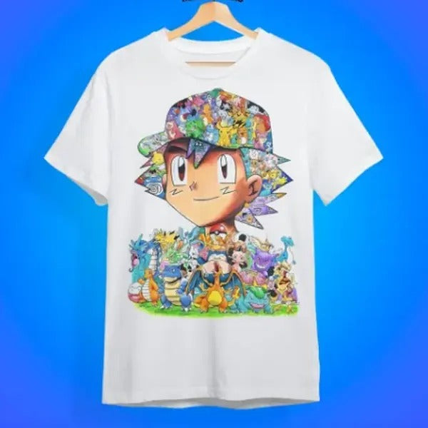 P0kem0n Anime Vintage - Adult & Kids T-Shirts, Sweatshirts & Hoodies apparel design preview 1