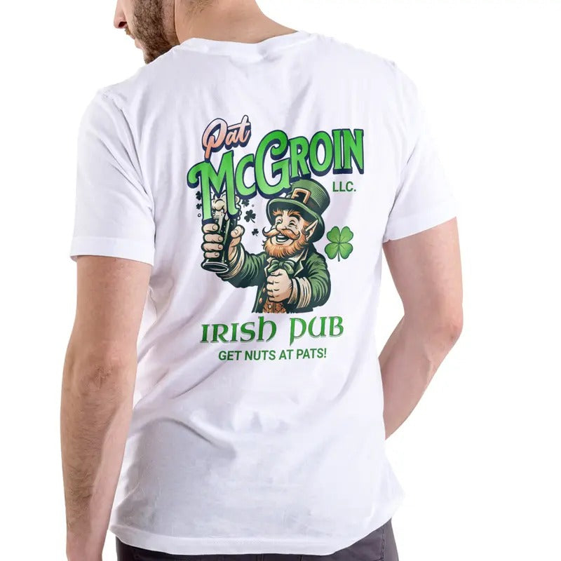 PAT MCGROIN IRISH PUB Cotton Casual Menswear - Adult & Kids T-Shirts, Sweatshirts & Hoodies apparel design preview 1