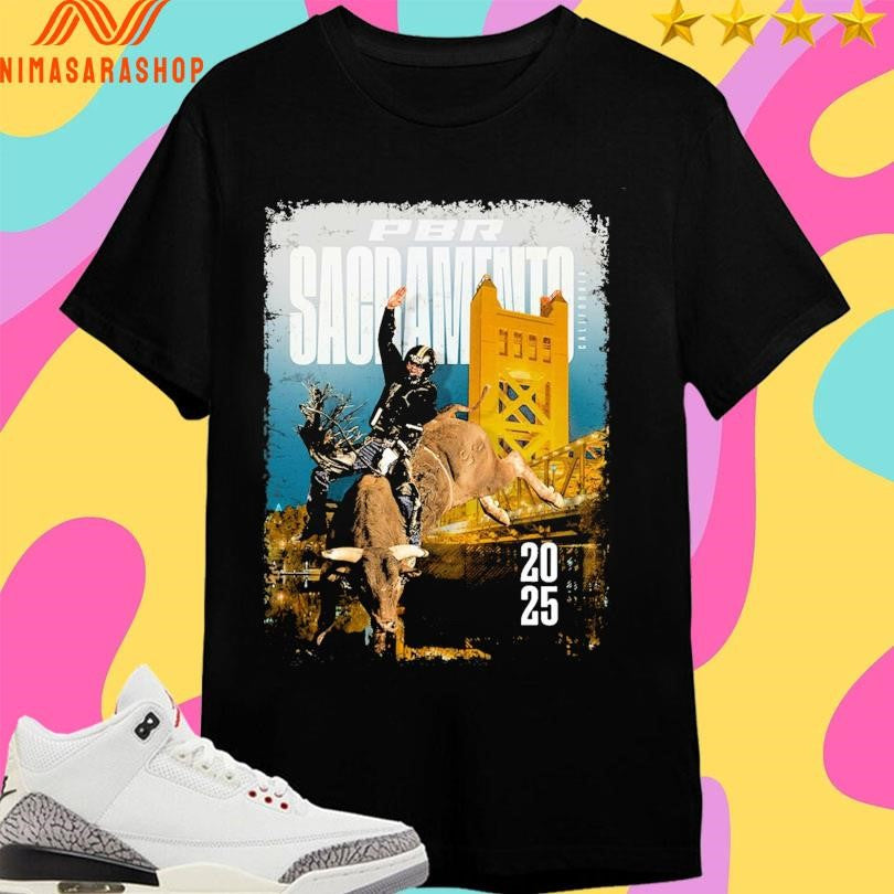 PBR Sacramento 2025 UTB Tour City - Adult & Kids T-Shirts, Sweatshirts & Hoodies apparel design preview 1