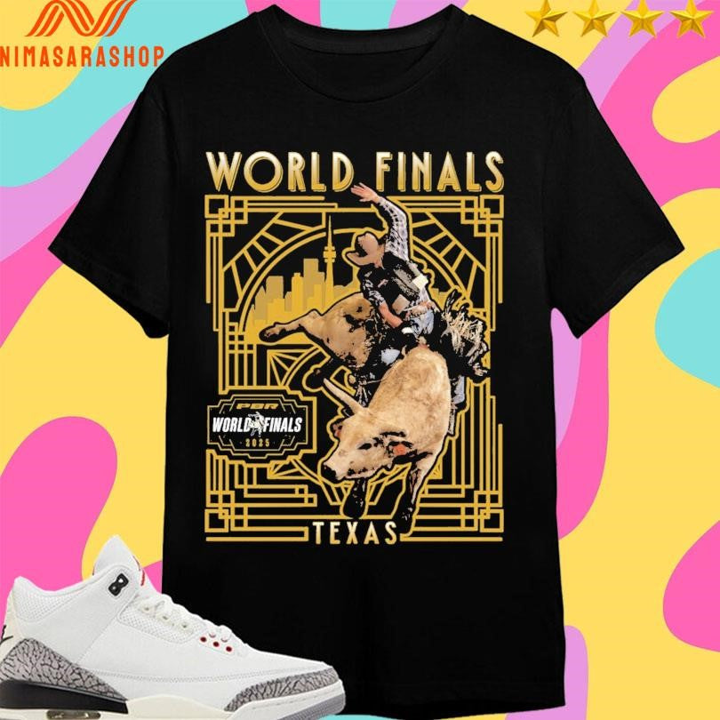 PBR World Finals 2025 Art Deco Bull Rider Texas - Adult & Kids T-Shirts, Sweatshirts & Hoodies apparel design preview 1