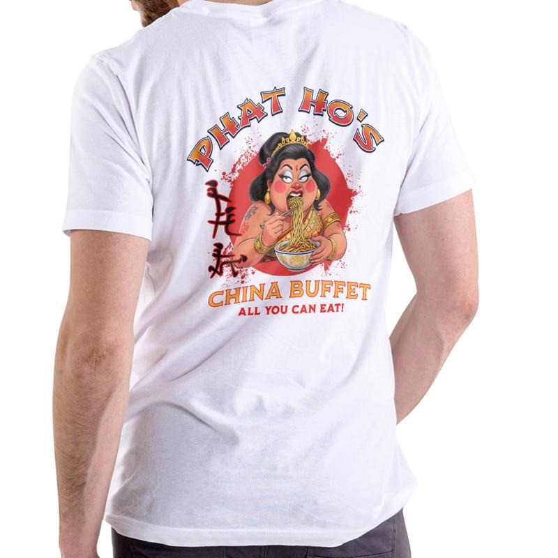 PHAT HO'S CHINA BUFFET Cotton - Adult & Kids T-Shirts, Sweatshirts & Hoodies apparel design preview 1