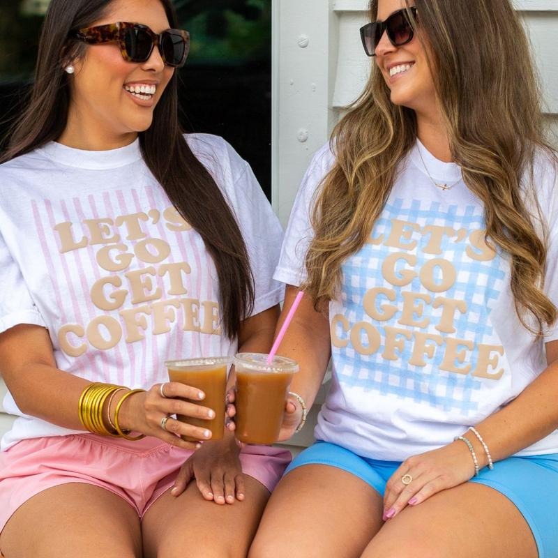 PUFF 'Let'S Go Get Coffee' - Adult & Kids T-Shirts, Sweatshirts & Hoodies apparel design preview 1