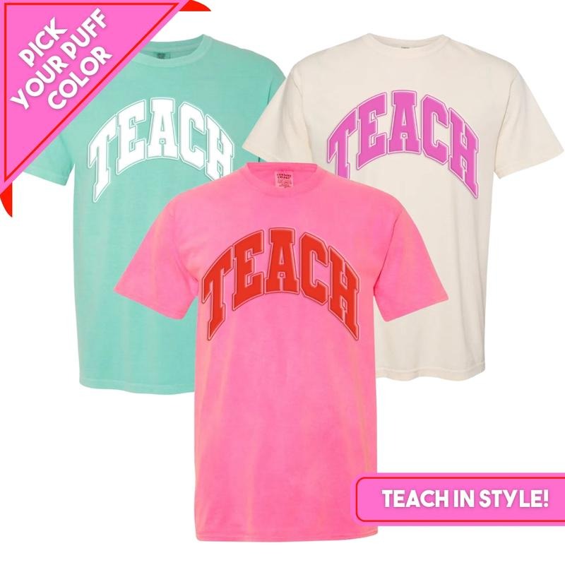 PUFF 'Teach' - Adult & Kids T-Shirts, Sweatshirts & Hoodies apparel design preview 1