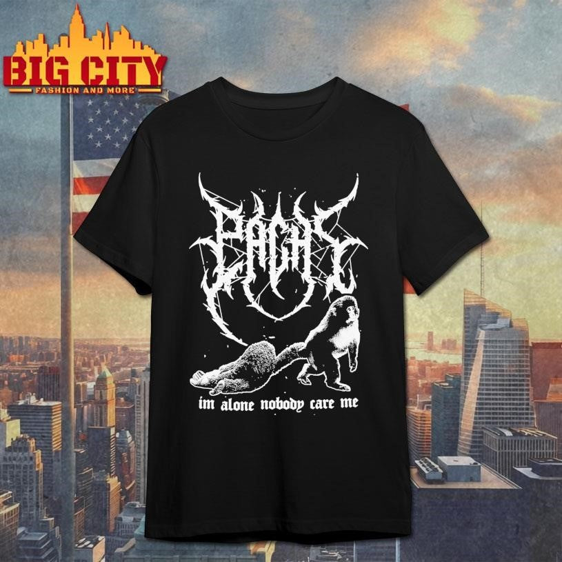 Pachi Metal Im Alone Nodody Care Me - Adult & Kids T-Shirts, Sweatshirts & Hoodies apparel design preview 1