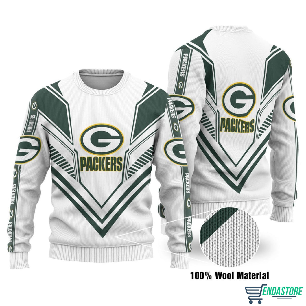 Packers All Over Print 3D 3D Ugly Christmas Sweater - Holiday Gift product image