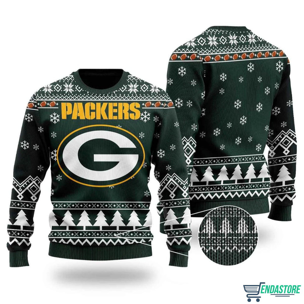 Packers 3D Ugly Christmas Sweater - Holiday Gift product image