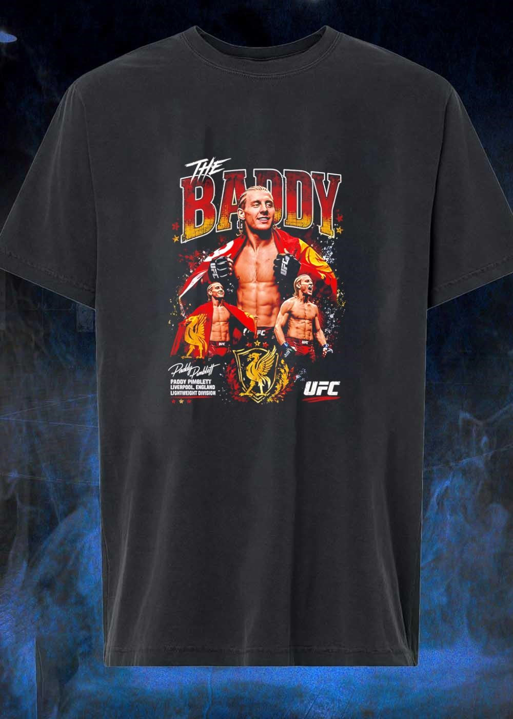 Paddy Pimblett Liverpool FC The Baddy UFC - Adult & Kids T-Shirts, Sweatshirts & Hoodies apparel design preview 1