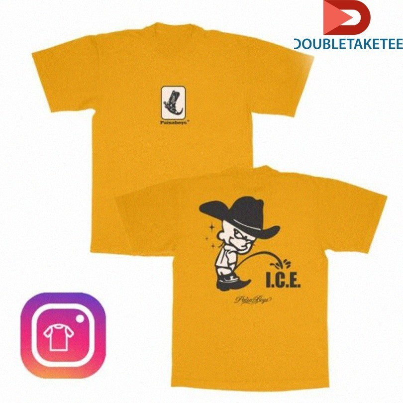 Paisaboys Fuck ICE Boots Peeing - Adult & Kids T-Shirts, Sweatshirts & Hoodies apparel design preview 1