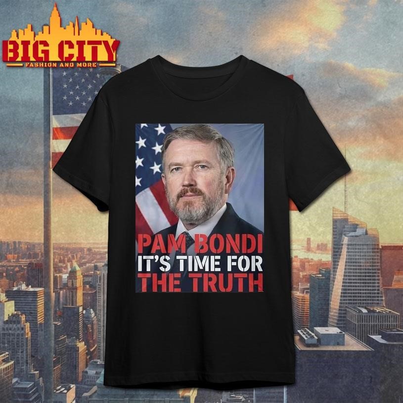 Pam Bondi It's Time For The Truth - Adult & Kids T-Shirts, Sweatshirts & Hoodies apparel design preview 1