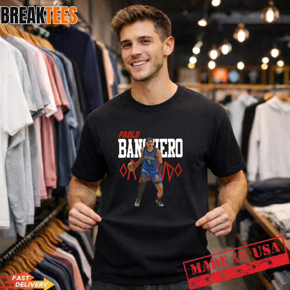 Paolo Banchero Basketball Superstar Orlando Fan - Adult & Kids T-Shirts, Sweatshirts & Hoodies apparel design preview 1