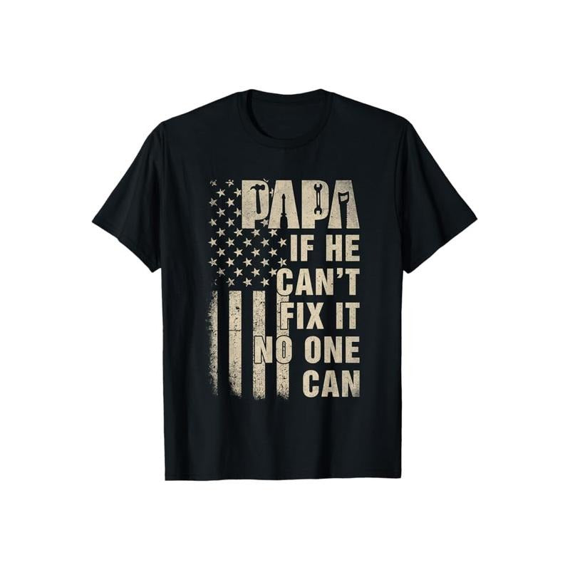 Papa If He Can'T Fix No One Can Casual Crew Neck - Adult & Kids T-Shirts, Sweatshirts & Hoodies apparel design preview 1