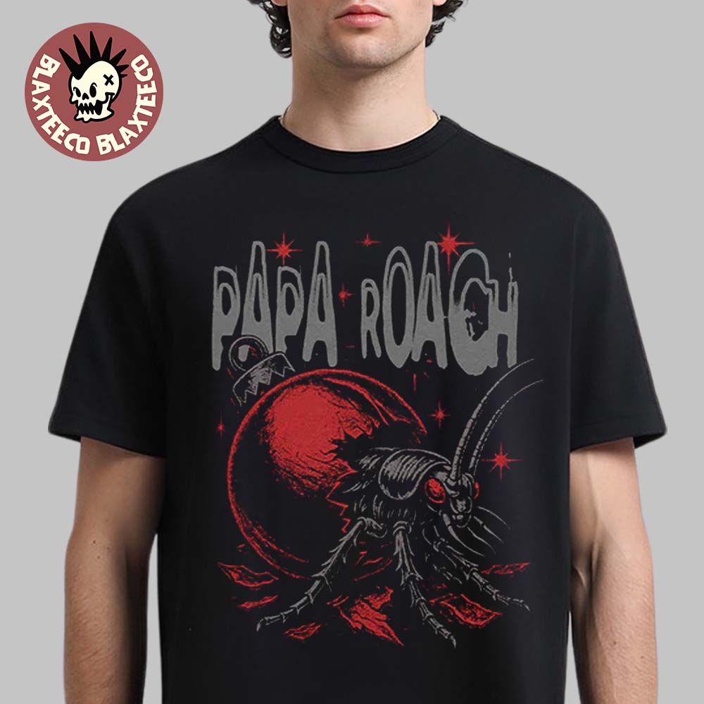Papa Roach Christmas 2025 Breakout Xmas - Adult & Kids T-Shirts, Sweatshirts & Hoodies apparel design preview 1