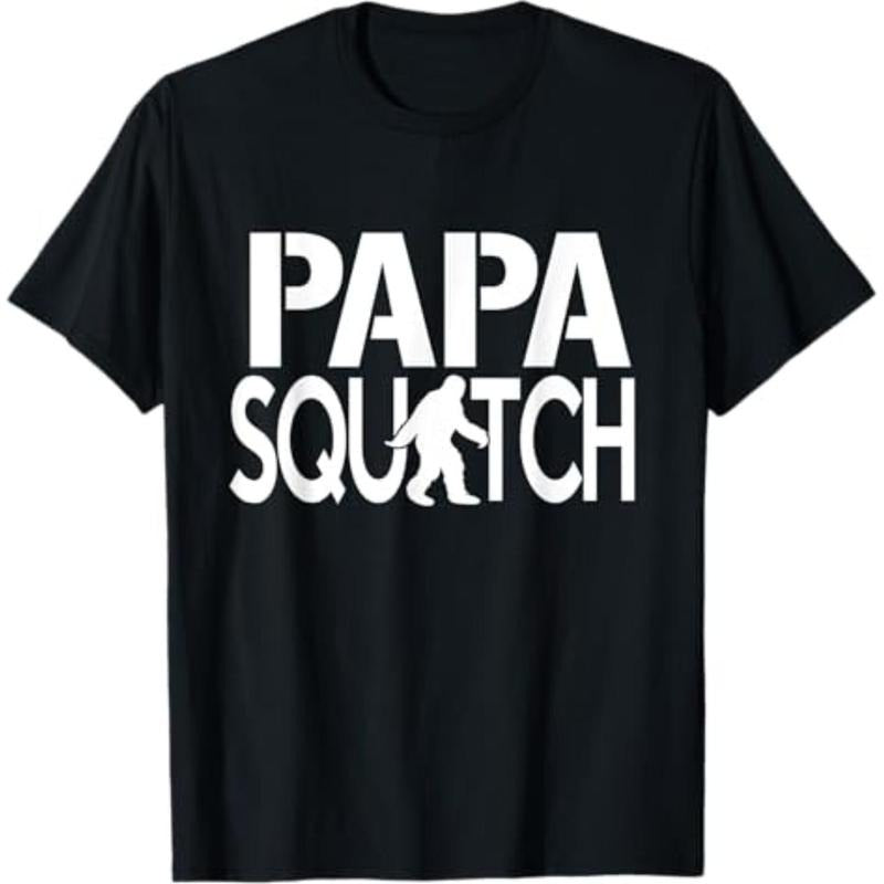 Papa Squatch Dad Sasquatch Bigfoot Menswear Top - Adult & Kids T-Shirts, Sweatshirts & Hoodies apparel design preview 1