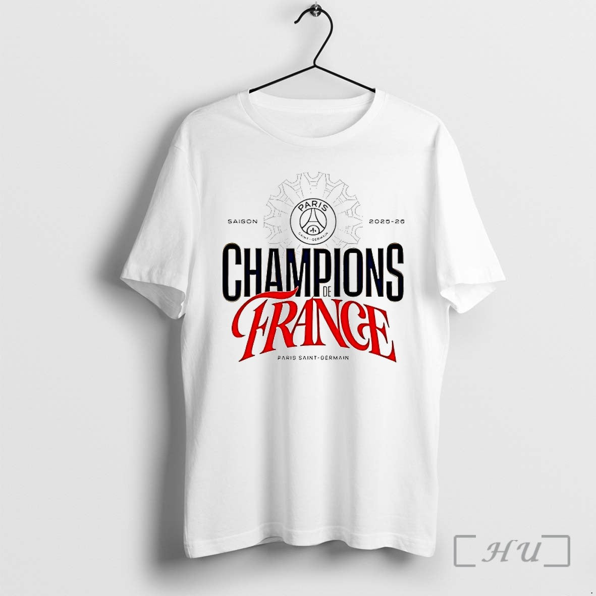 Paris Saint Germain Champions De France Ligue 1 - Adult & Kids T-Shirts, Sweatshirts & Hoodies apparel design preview 1