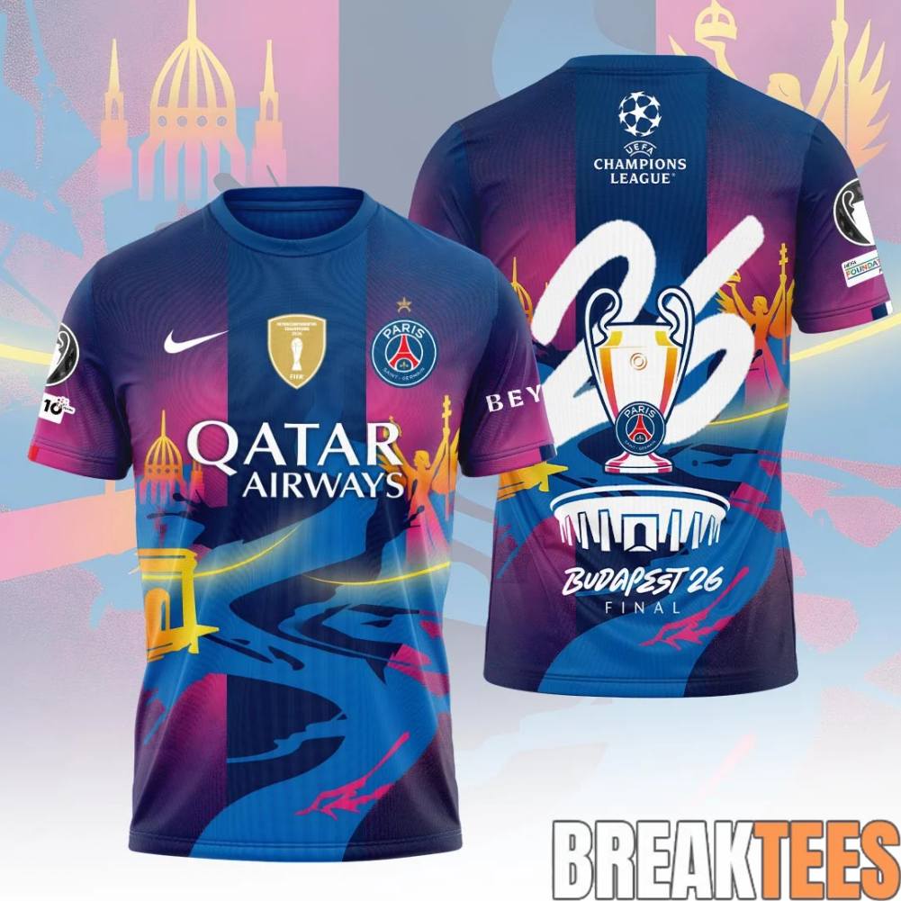 Paris Saint-Germain Champions League Final 2026 - Adult & Kids T-Shirts, Sweatshirts & Hoodies apparel design preview 1