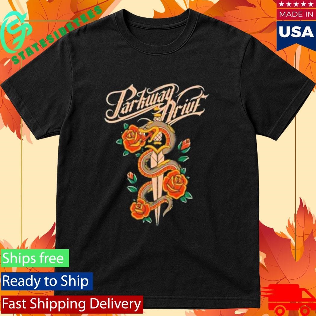 Parkway Drive Snake Dagger - Adult & Kids T-Shirts, Sweatshirts & Hoodies apparel design preview 1