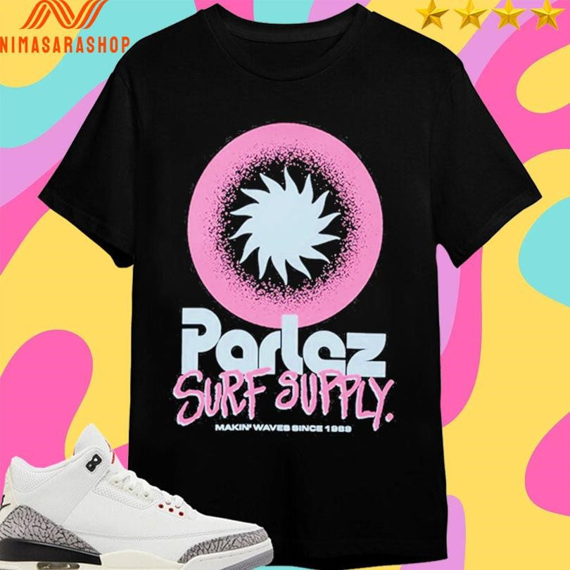 Parlez Surf Supply Makin Waves Since 1989 - Adult & Kids T-Shirts, Sweatshirts & Hoodies apparel design preview 1