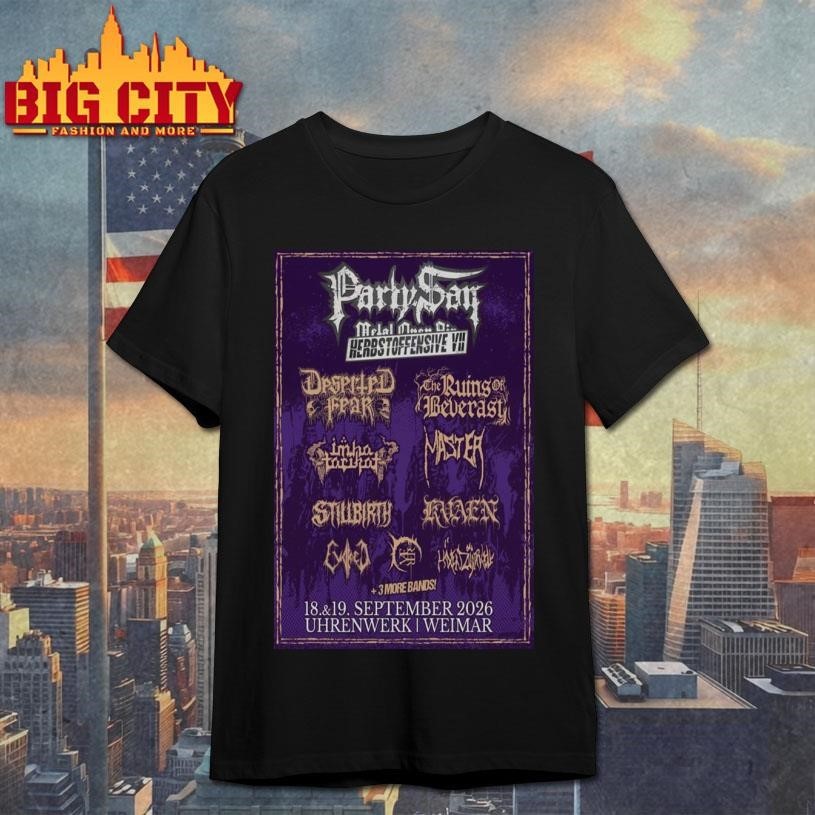 Party San Herbstoffensive VII September 18-19 2026 - Adult & Kids T-Shirts, Sweatshirts & Hoodies apparel design preview 1
