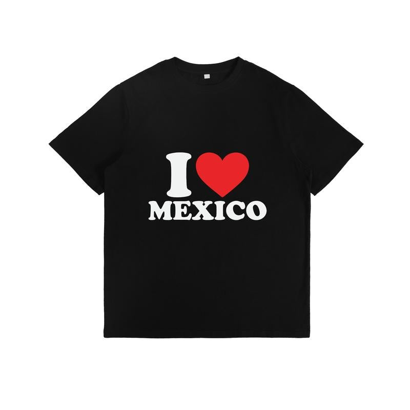Passionate Colorful Celebrating Heart Mexico - Adult & Kids T-Shirts, Sweatshirts & Hoodies apparel design preview 1