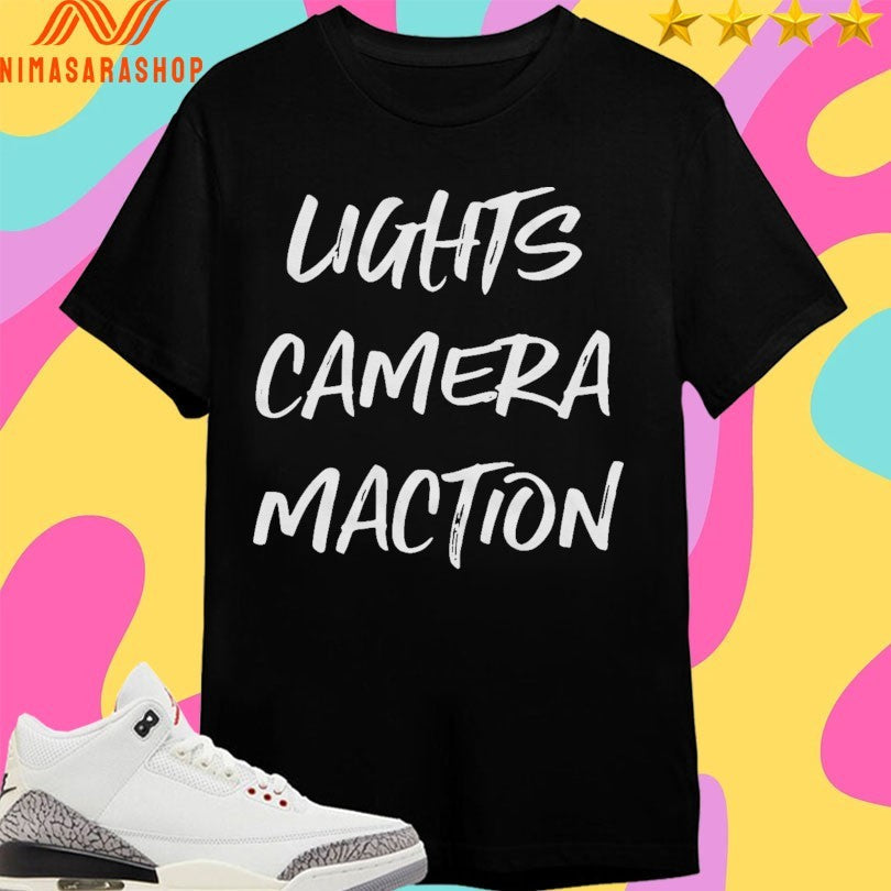 Pat Mcafee Lights Camera Maction - Adult & Kids T-Shirts, Sweatshirts & Hoodies apparel design preview 1